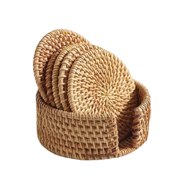 Rattan Coaster