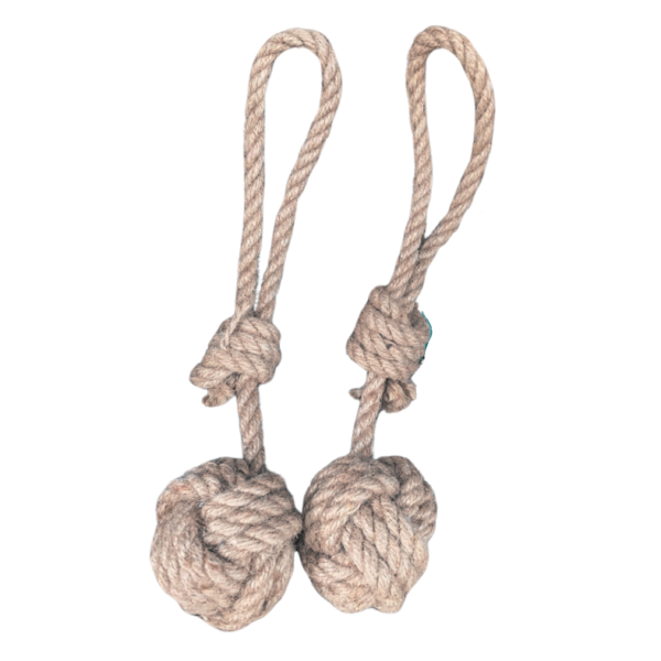 Hemp Rope Ball On Loop